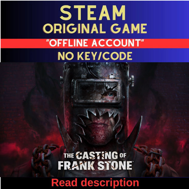 The Casting of Frank Stone™ - Steam Account (Read Description)