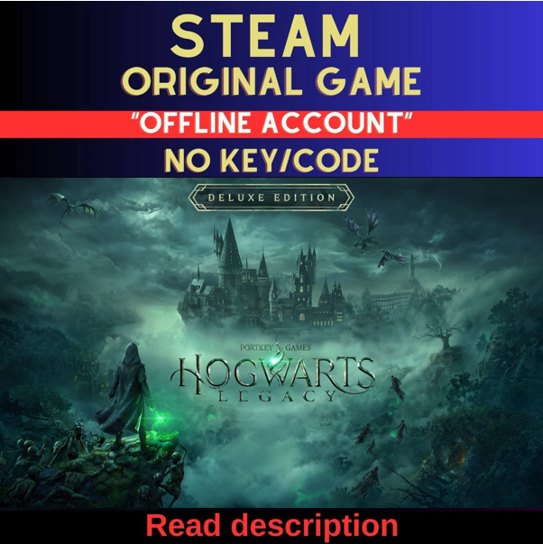 Hogwarts Legacy Deluxe Edition - Steam Account (Read Description)