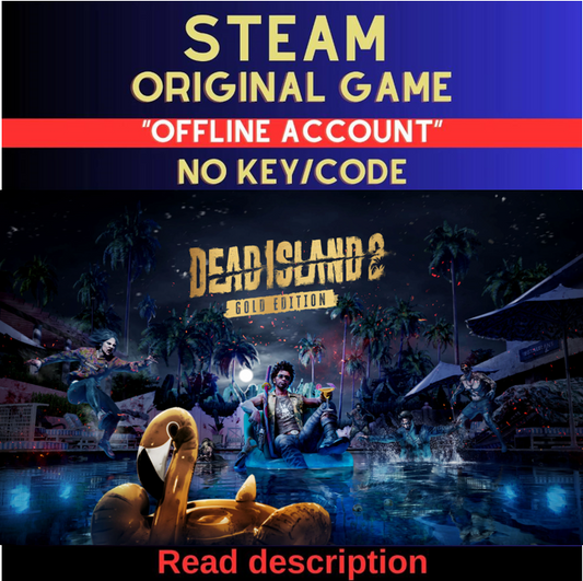 Dead Island 2 Gold Edition - Steam Account (Read Description)