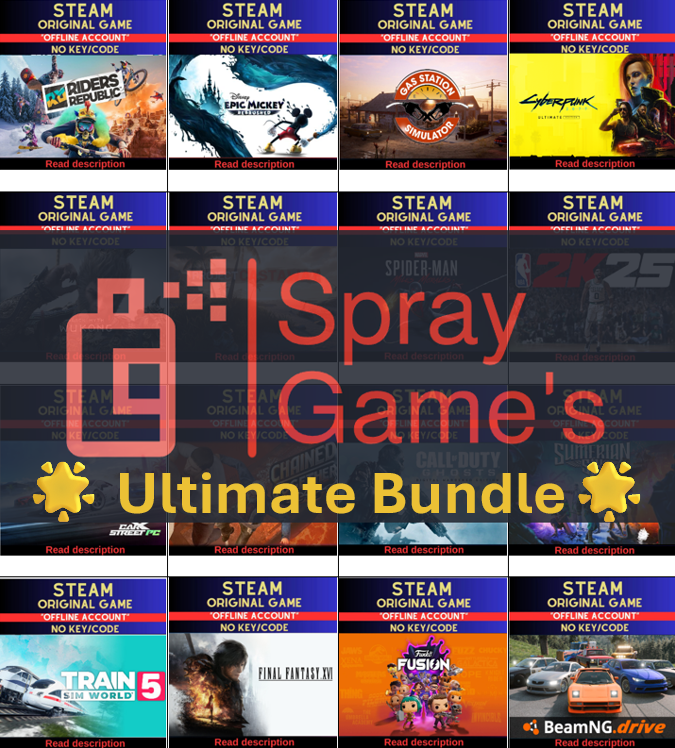 Spray Games Ultimate: Lifetime Access To All Games, New Games Added Weekly, Priority Support!