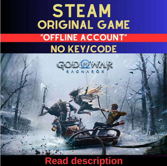 God of War Ragnarök - Steam Account (Read Description)