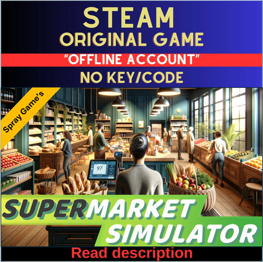 Supermarket Simulator - Steam Account (Read Description)