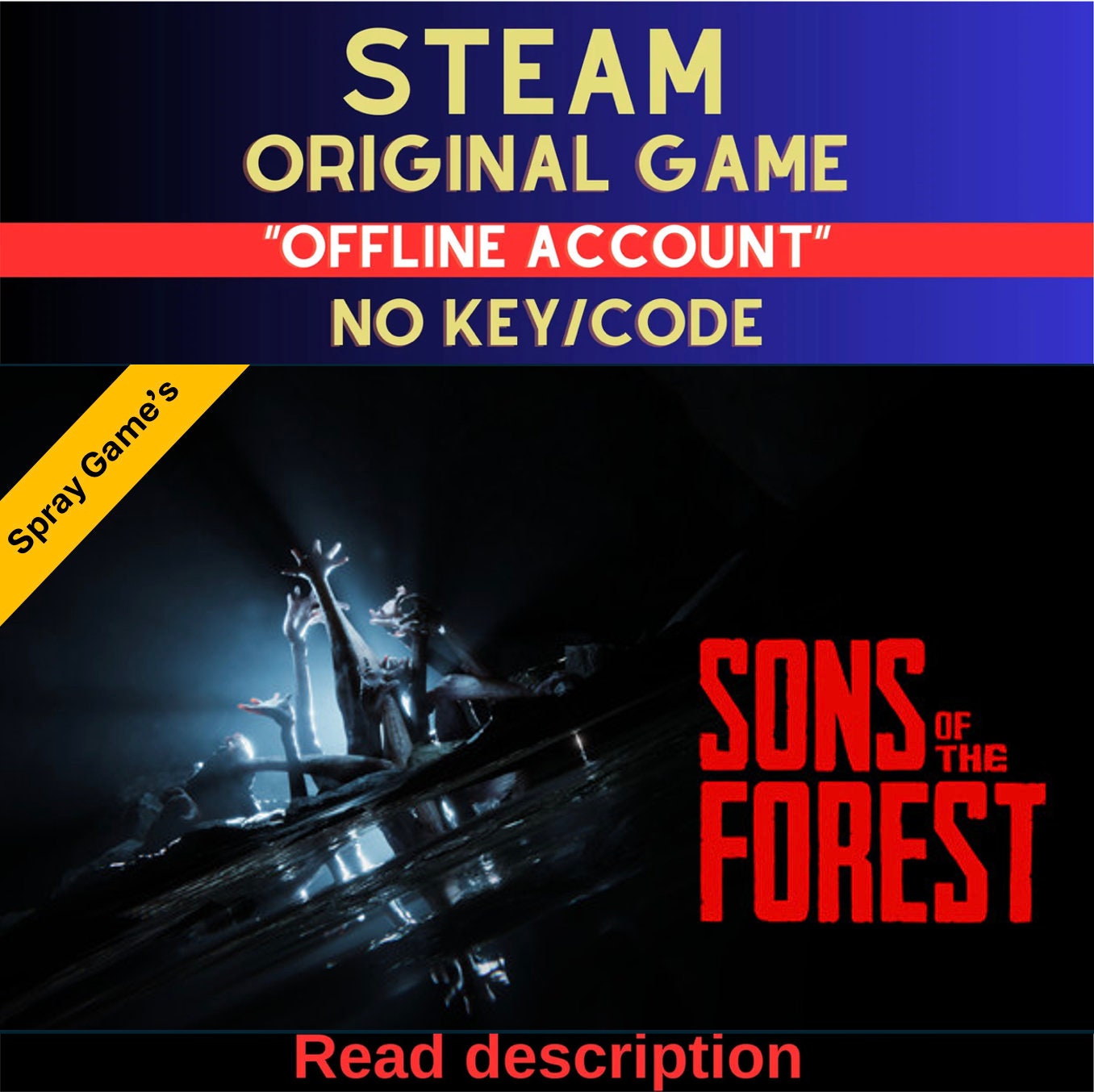 Sons of the Forest - Steam Account (Read Description)