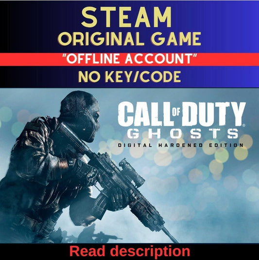 Call of Duty: Ghosts Digital Hardened Edition - Steam Account (Read Description)