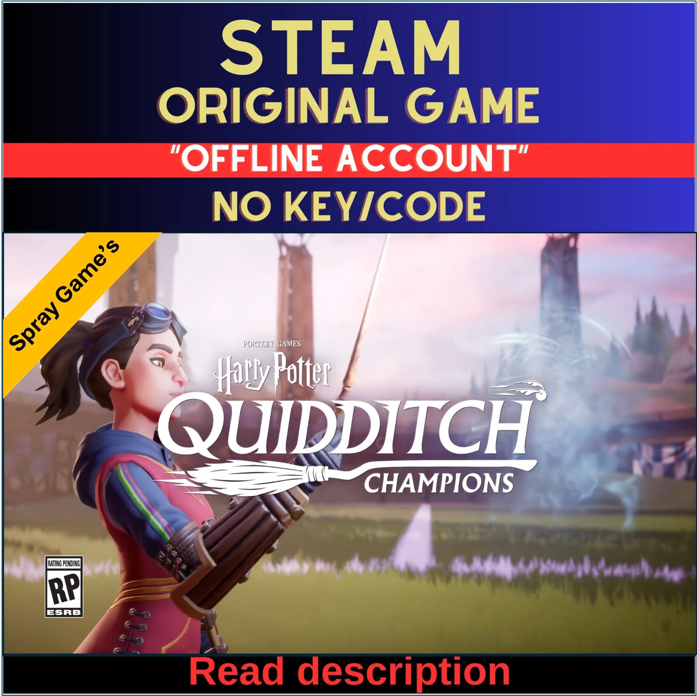 Harry Potter: Quidditch Champions Steam (Read Description)